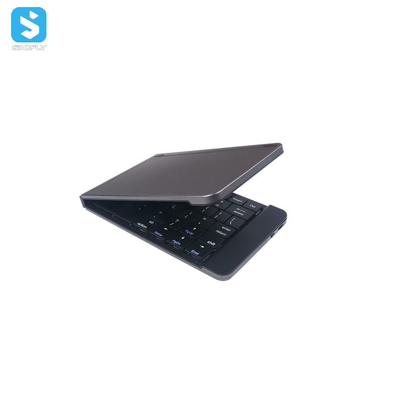 Slim portable wireless keyboard with lithium battery